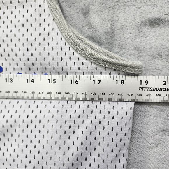 Champion Top Mens Gray White Mesh‎ Reversible Logo Authentic Athletic Activewear - Picture 7 of 9